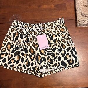 Avec Les Filles Animal Print Women's Cargo Shorts
